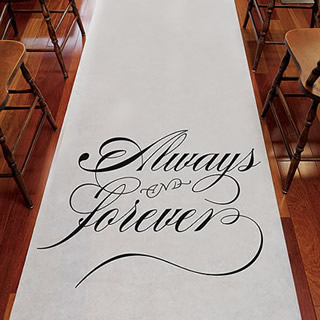 Personalized Aisle Runners